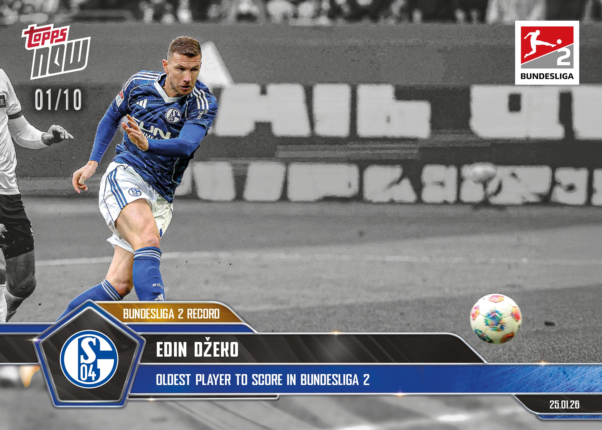 Edin Džeko - 2025-26 Bundesliga Topps NOW - Card 108 - PR: 1270 - Image 4