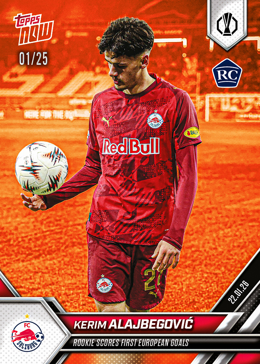 Kerim Alajbegović - 2025-26 UEL Topps NOW - Card 14 - PR: 1722 - Image 5