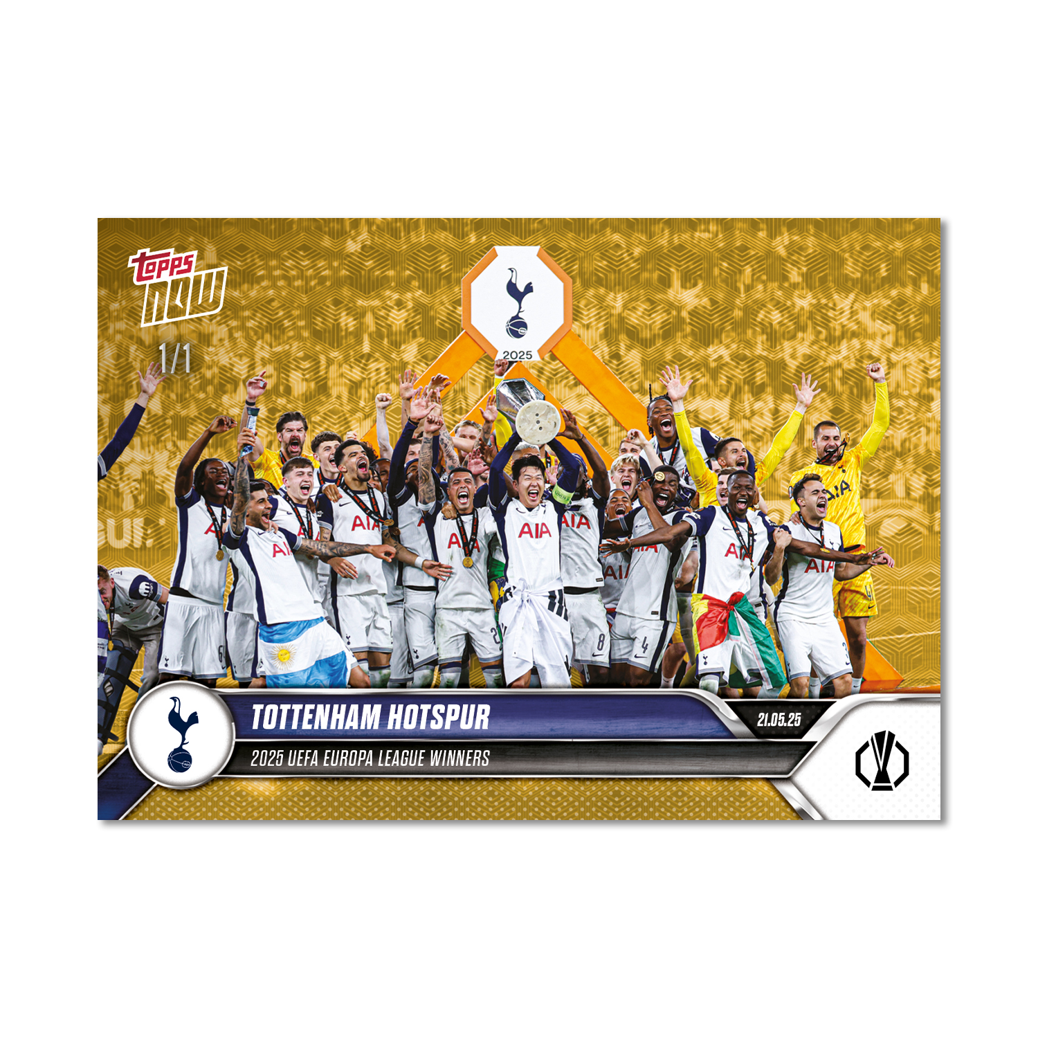 Tottenham Hotspur - 2024-25 UEL Topps NOW Card 34 - LOOK FOR RELIC - PR: 6343 - Image 6