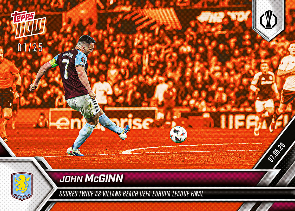 John McGinn - 2025-26 UEL Topps NOW - Card 30 - PR: 248 - Image 5