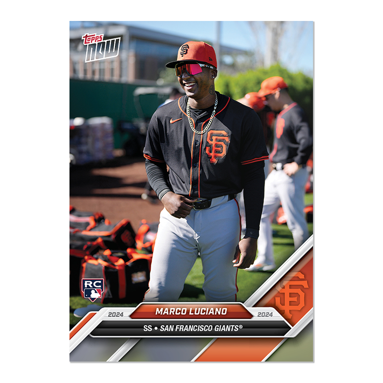 Alternative view of 2024 San Francisco Giants MLB Topps NOW Road To Opening Day 11-Card Team Set - PR: 700