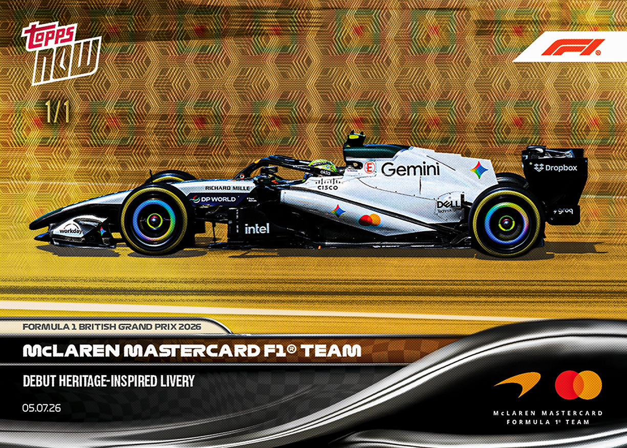 McLaren Mastercard F1 Team - 2026 Formula 1 Topps NOW - Card 47 - PR: 1469 - Image 2