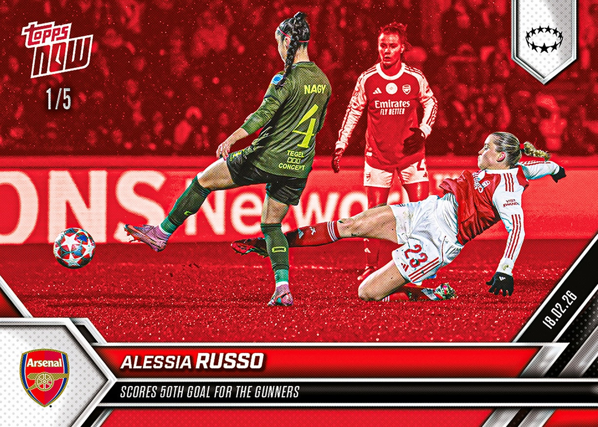 Alessia Russo - 2025-26 UWCL Topps NOW - Card 20 - PR: 440 - Image 3