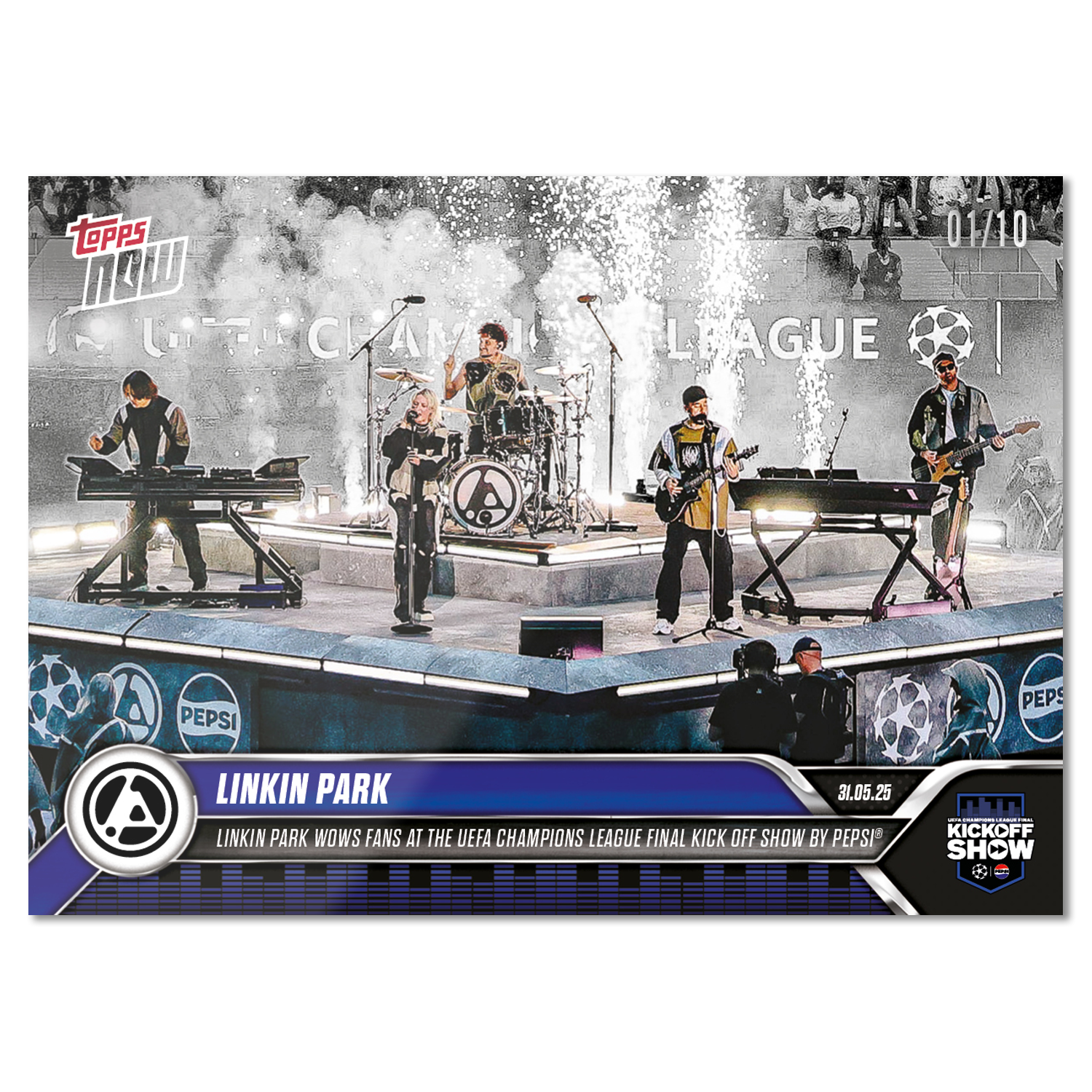 Linkin Park - 2024-25 UCL Topps NOW - Card 166 - PR: 5313 - Image 4