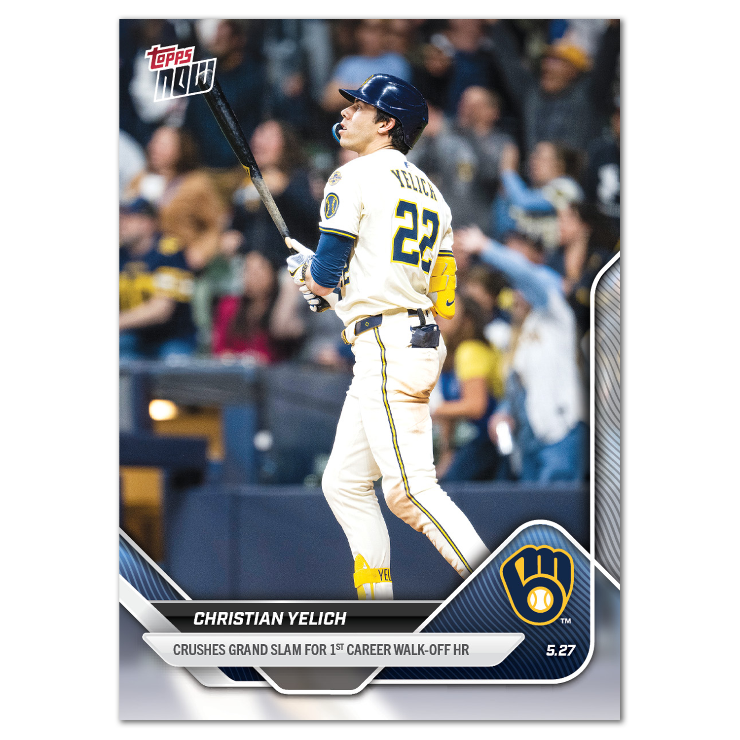 Christian Yelich - 2025 MLB Topps NOW - Card 224 - PR: 970