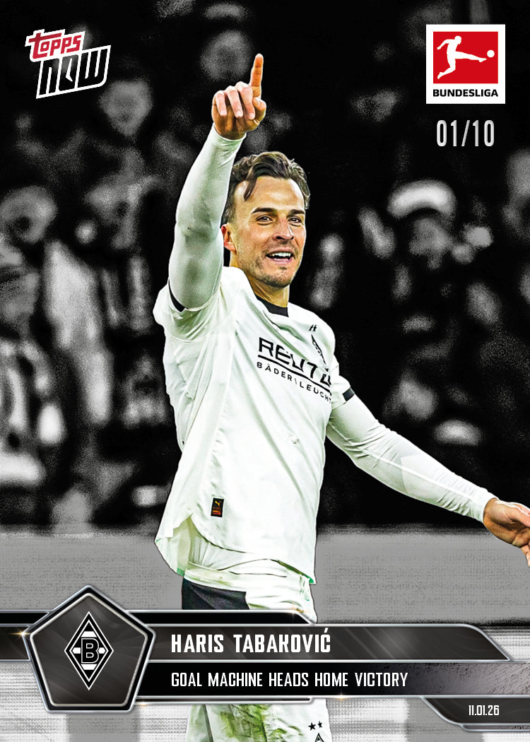 Haris Tabaković - 2025-26 Bundesliga Topps NOW - Card 94 - PR: 220 - Image 4