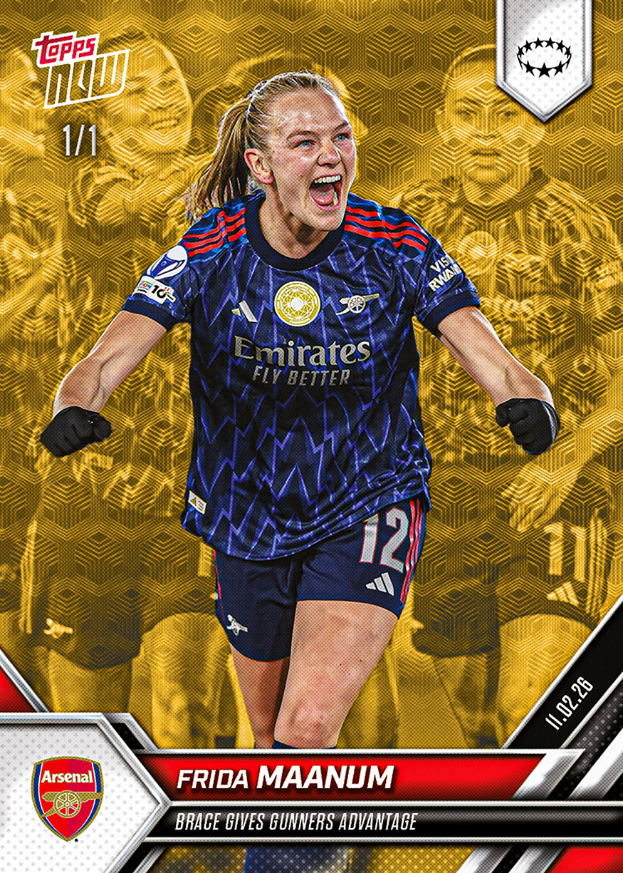 Frida Maanum - 2025-26 UWCL Topps NOW - Card 17 - PR: 328 - Image 2