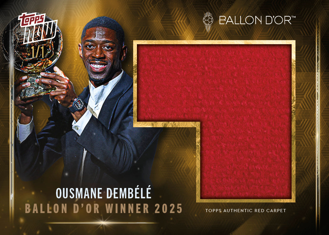 Ousmane Dembélé - 2025 Ballon d'Or Topps NOW - Card 1 - LOOK FOR AUTOS & RELICS - PR: 6702 - Image 5