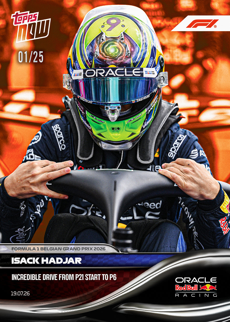 Isack Hadjar - 2026 Formula 1 Topps NOW - Card 50 - PR: 2221 - Image 5