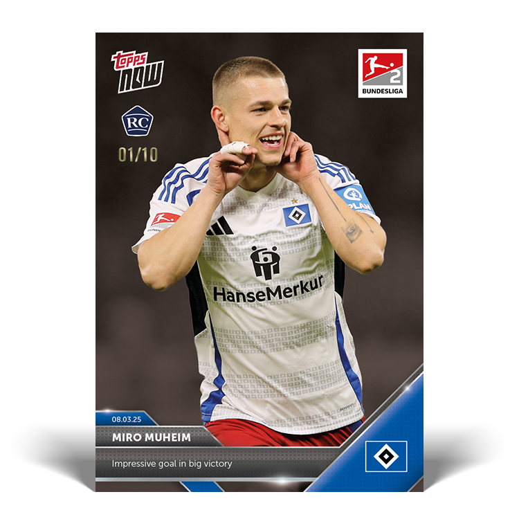 Miro Muheim - 2024-25 Bundesliga Topps NOW Card 141 - PR: 553 - Image 5