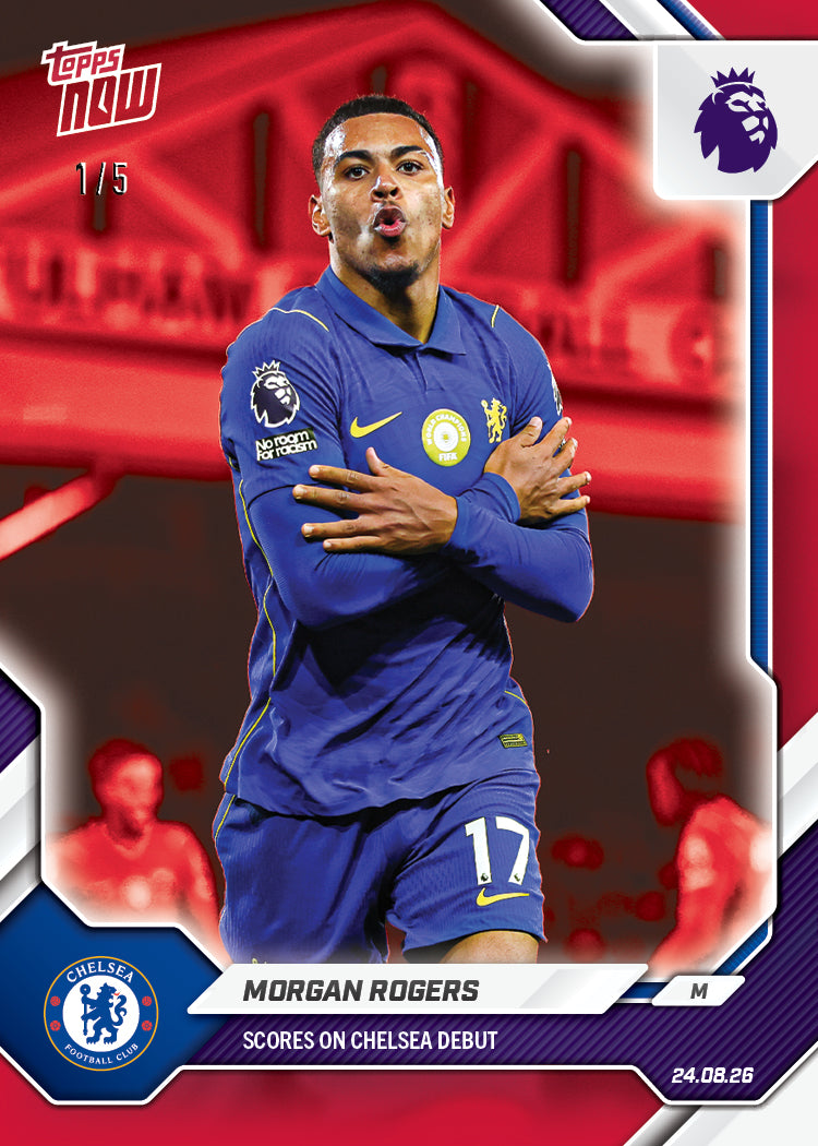 Morgan Rogers - 2026-27 Premier League Topps NOW - Card 9 - Image 3