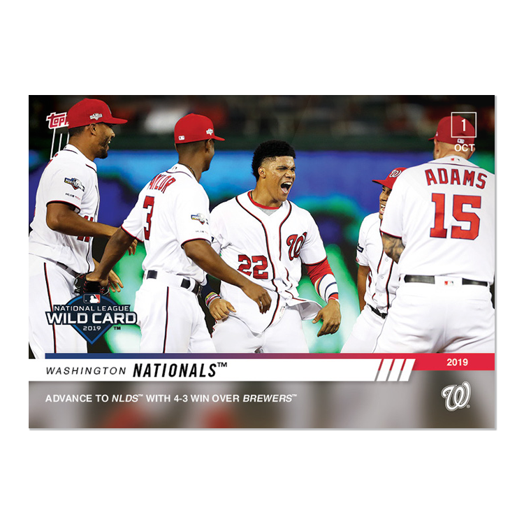 Washington Nationals - MLB TOPPS NOW Card 939 - Print Run: 310