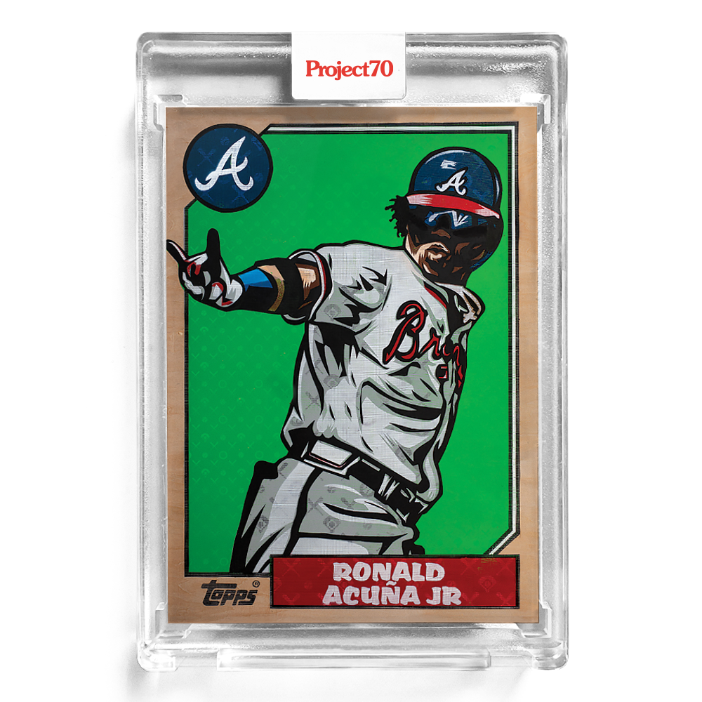 Topps Project70 Card 56 - 1987 Ronald Acuna Jr. by Blake Jamieson - Print Run: 6111