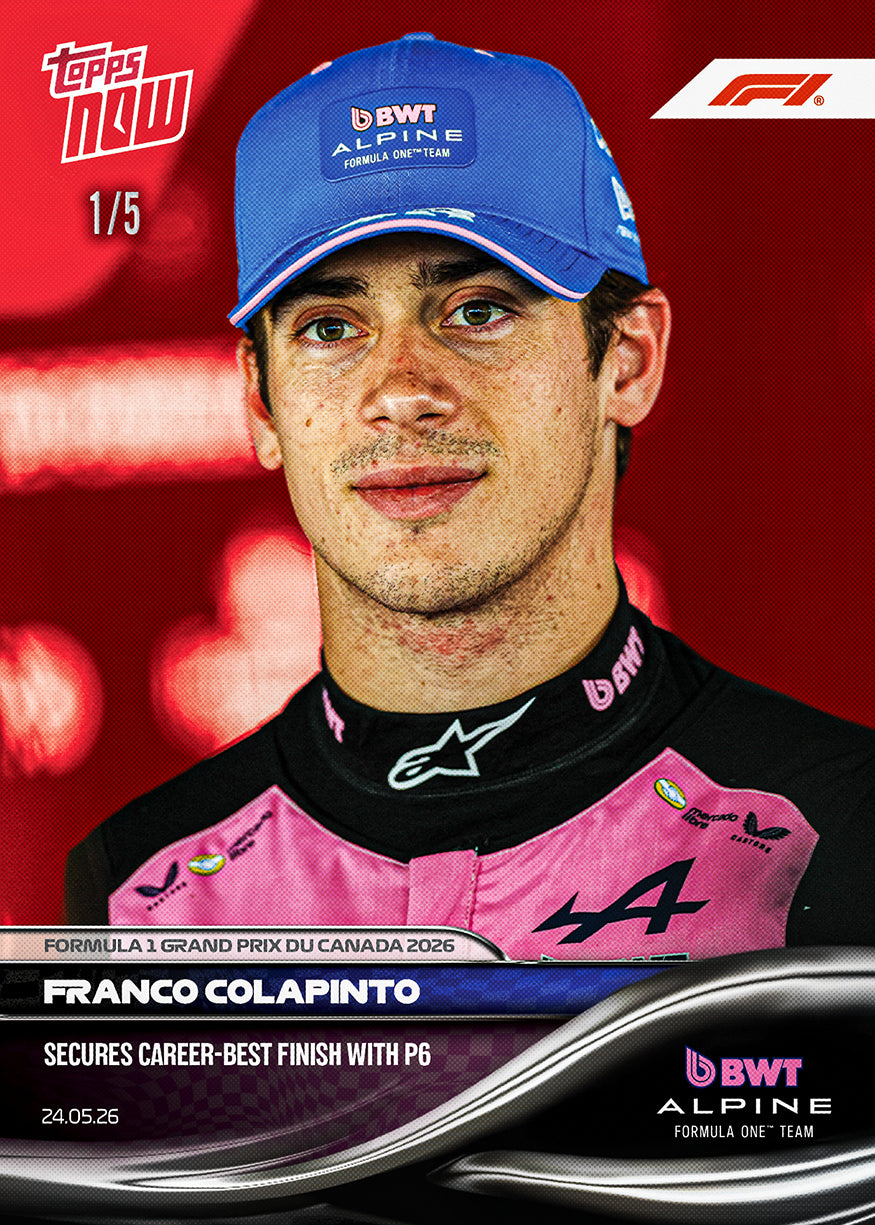 Franco Colapinto - 2026 Formula 1 Topps NOW - Card 31 - PR: 1187 - Image 3
