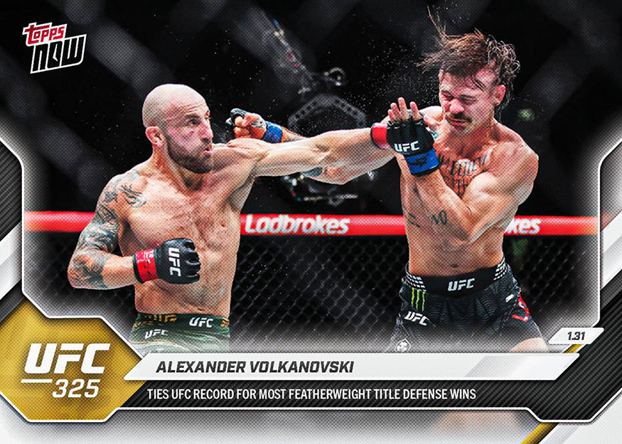 Alexander Volkanovski - 2026 UFC Topps NOW - Card 4 - PR: 1946