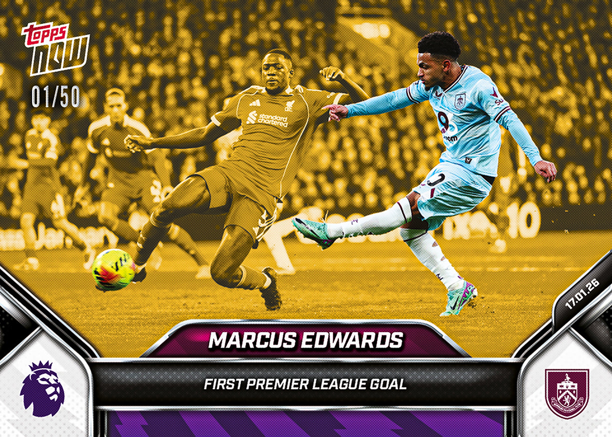 Marcus Edwards - 2025-26 Premier League Topps NOW - Card 111 - PR: 154 - Image 6