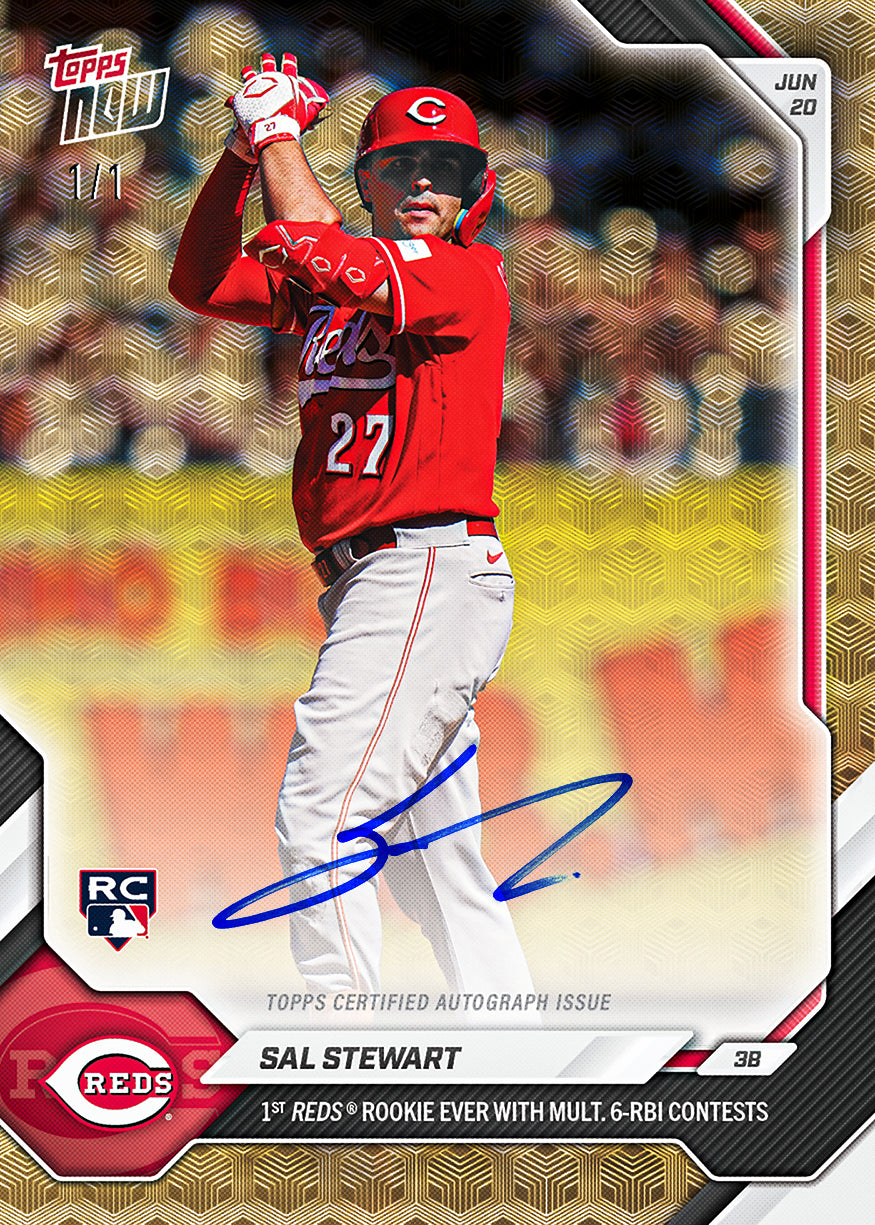 Sal Stewart - 2026 MLB Topps NOW - Card 357 - PR: 1732 - Image 2
