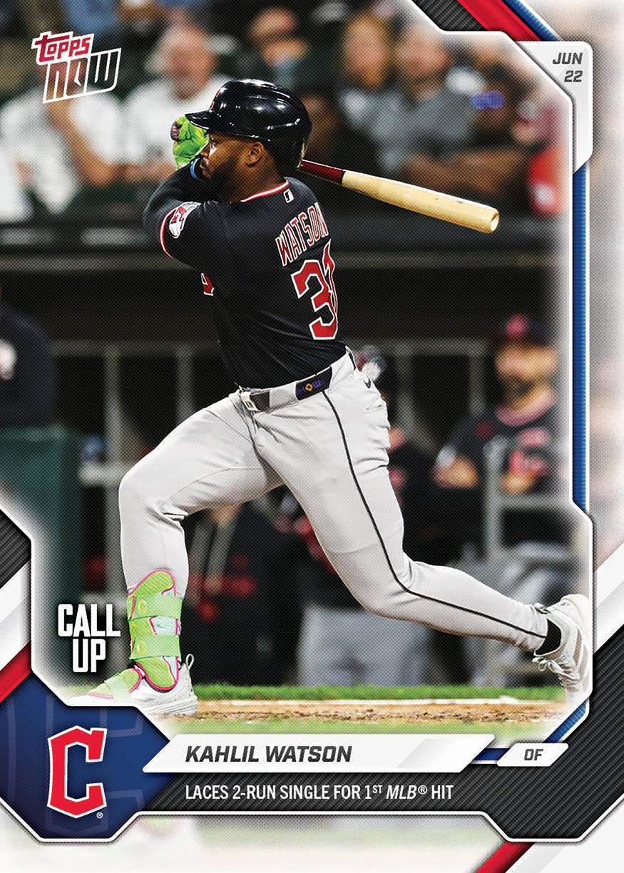 Kahlil Watson - 2026 MLB Topps NOW - Card 367 - PR: 597