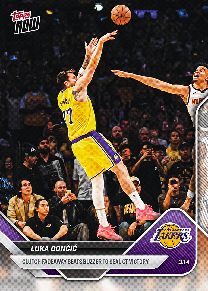Luka Dončić - 2025-26 NBA Topps NOW - Card 206 - PR: 2382