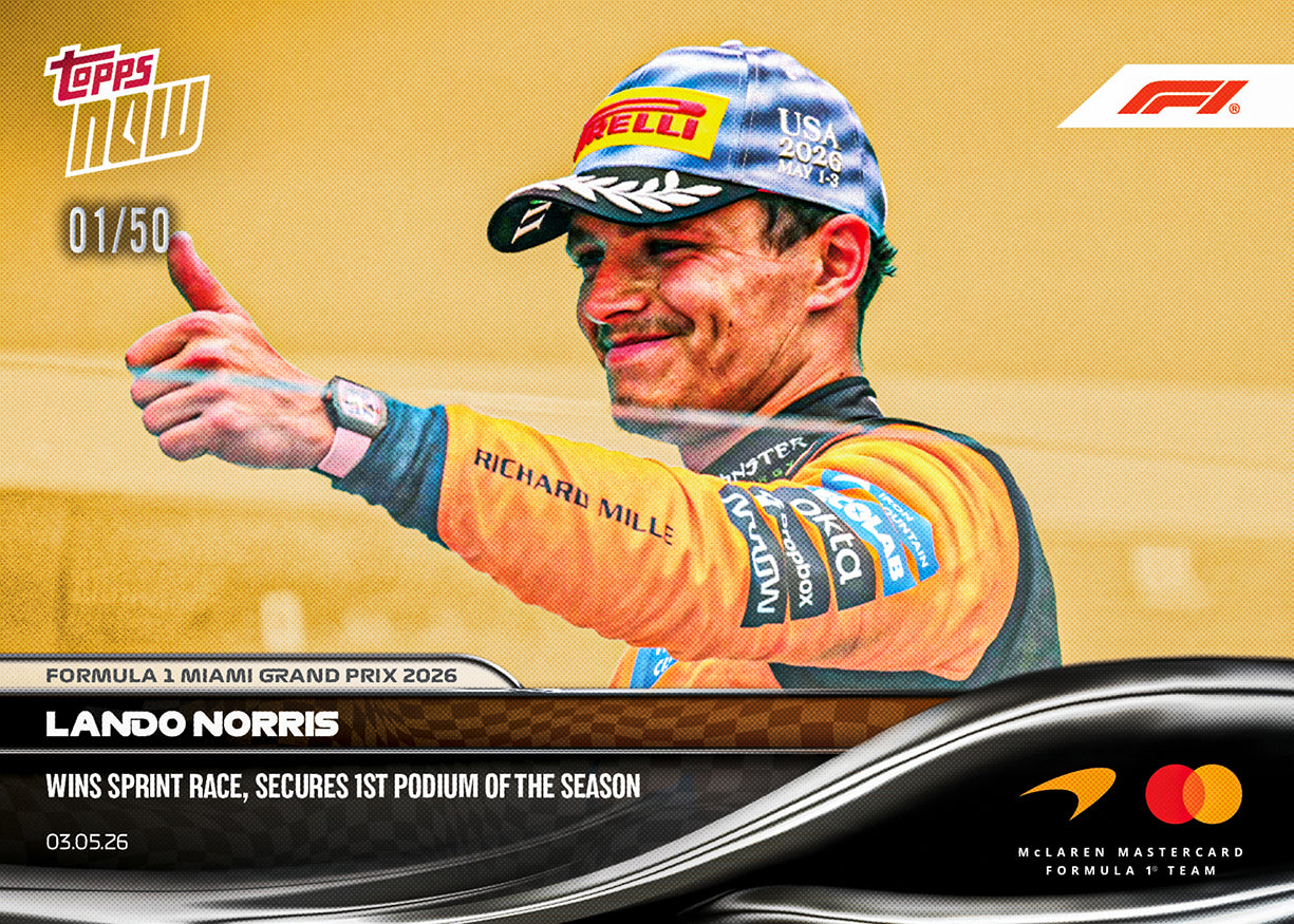 Lando Norris - 2026 Formula 1 Topps NOW - Card 26 - PR: 2338 - Image 6
