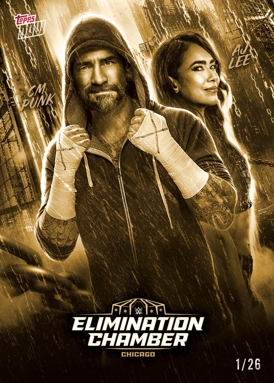 Elimination Chamber - 2026 WWE Topps NOW - Card EC26 - PR: 2068 - Image 2