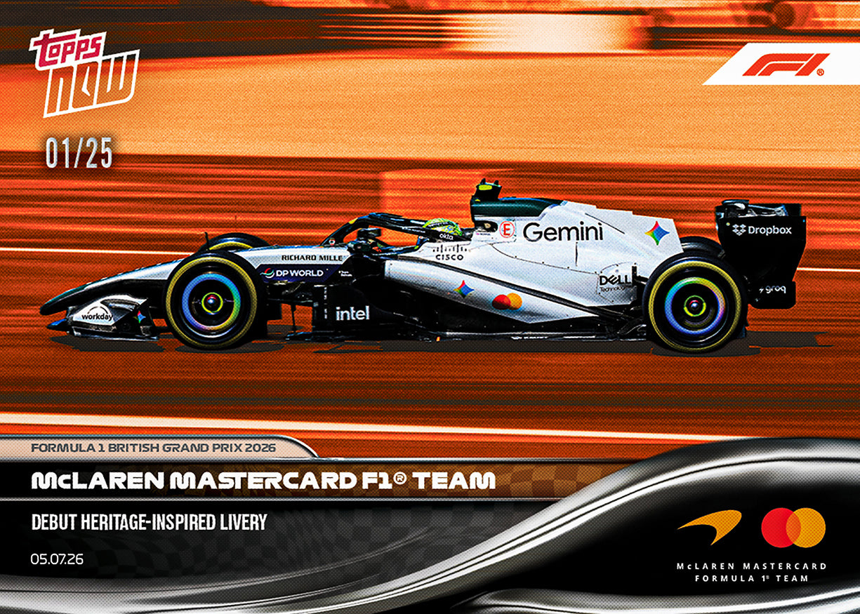 McLaren Mastercard F1 Team - 2026 Formula 1 Topps NOW - Card 47 - PR: 1469 - Image 5