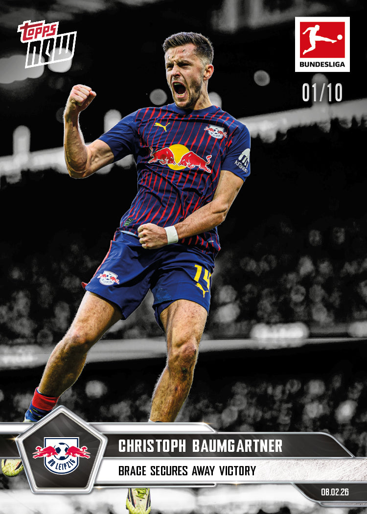 Christoph Baumgartner - 2025-26 Bundesliga Topps NOW - Card 121 - PR: 134 - Image 4