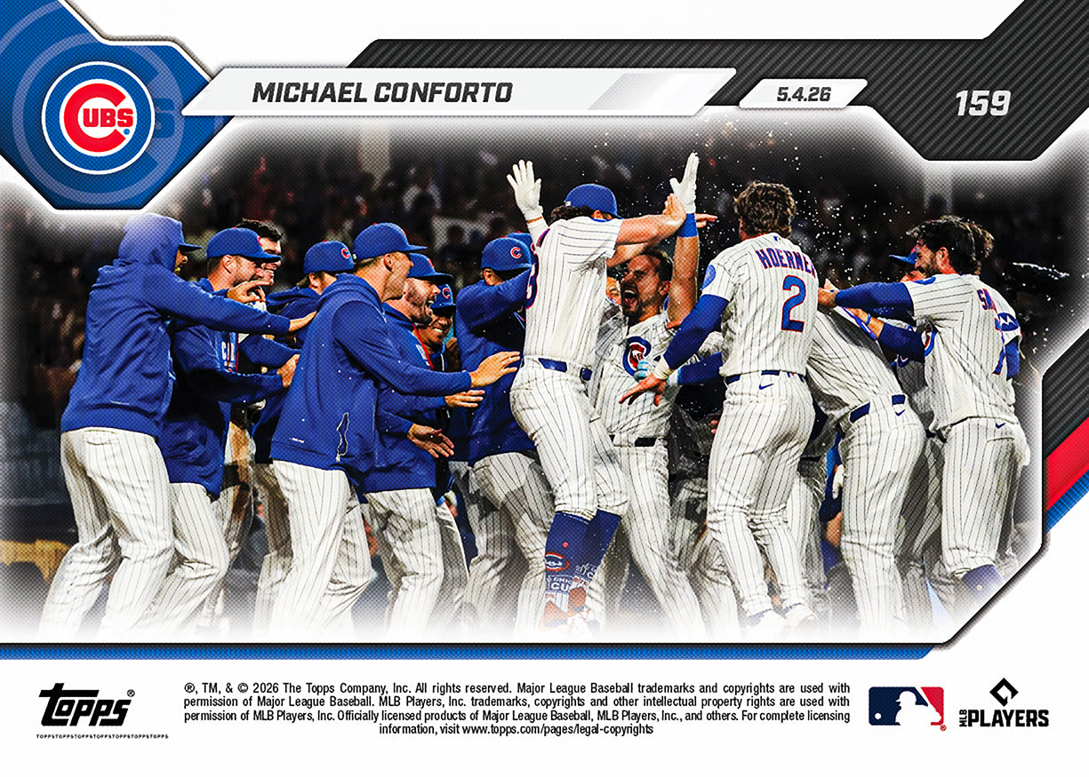 Michael Conforto - 2026 MLB Topps NOW - Card 159 - PR: 534 - Image 2