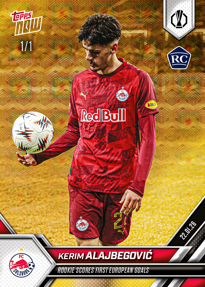 Kerim Alajbegović - 2025-26 UEL Topps NOW - Card 14 - PR: 1722 - Image 2