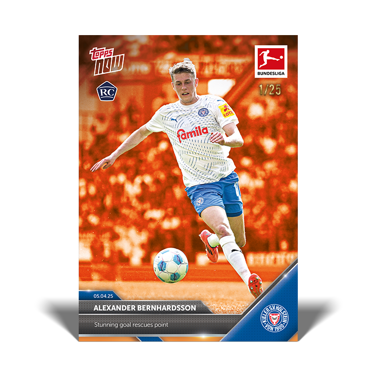 Alexander Bernhardsson - 2024-25 Bundesliga Topps NOW Card 156 - PR: 116 - Image 6