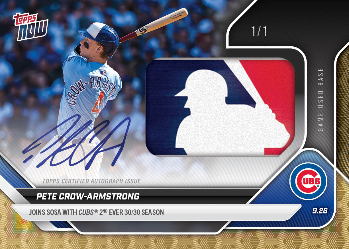 Pete Crow-Armstrong - 2025 MLB Topps NOW - Card 775 - PR: 4819 - Image 2