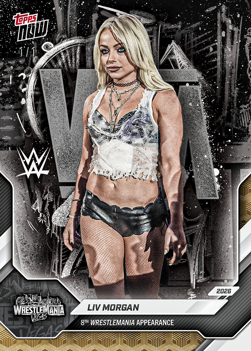 2026 WrestleMania Vegas Set – WWE Topps NOW - 15-Card Set - PR: 5847 - Image 9
