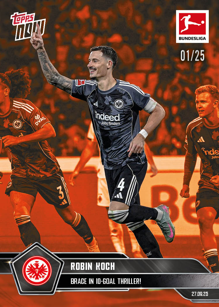 Robin Koch - 2025-26 Bundesliga Topps NOW - Card 35 - PR: 157 - Image 5