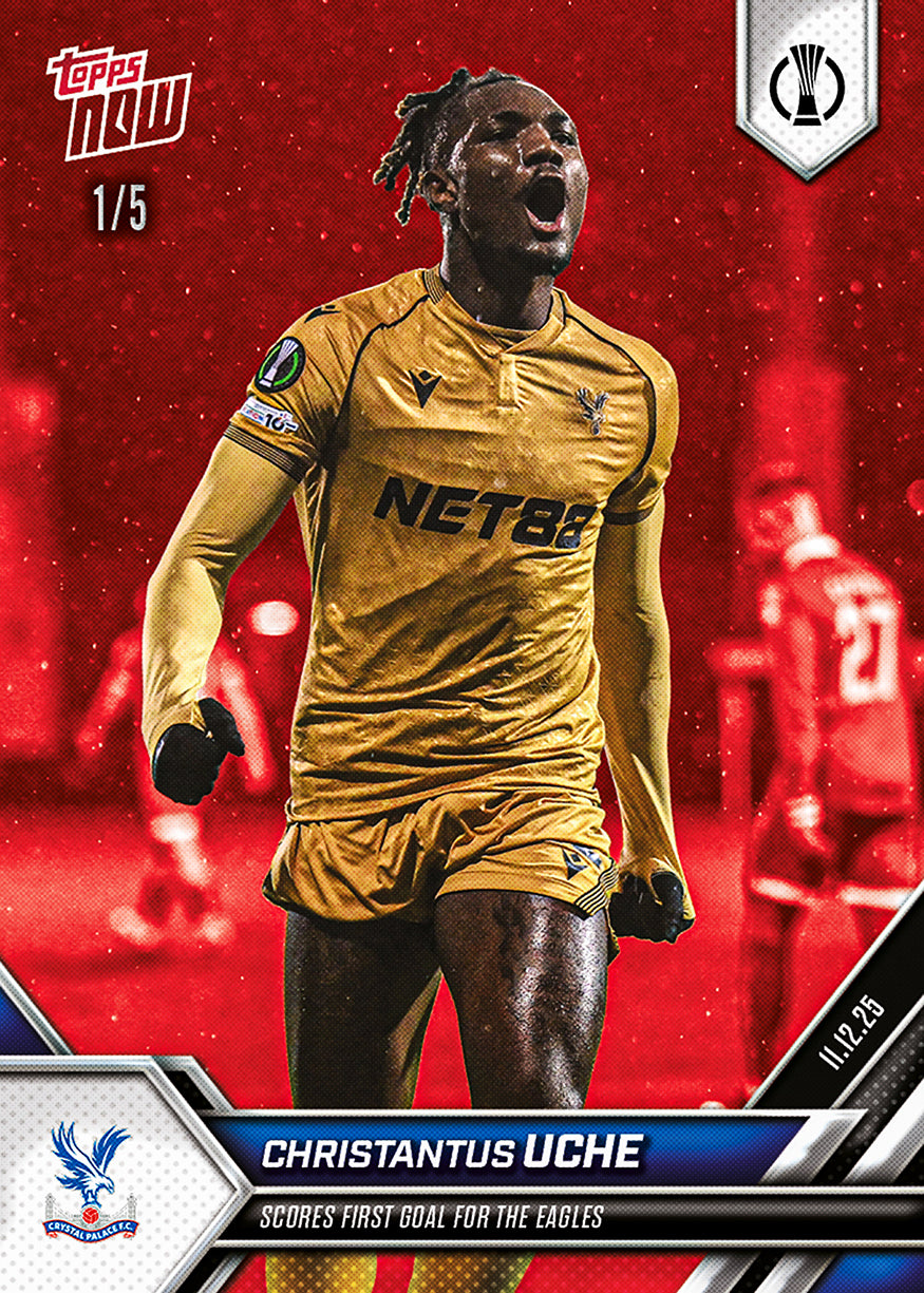Christantus Uche - 2025-26 UECL Topps NOW - Card 6 - PR: 136 - Image 3