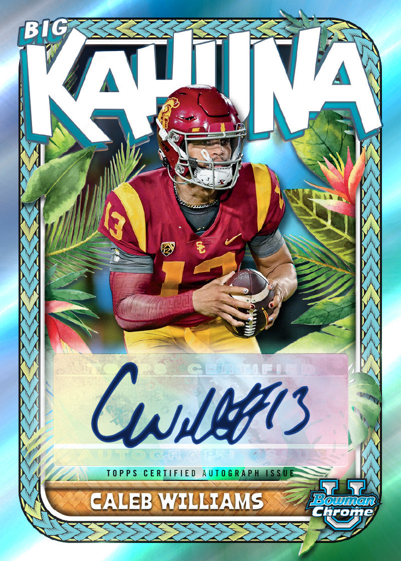 2023 Bowman University Chrome Football - HTA Box - Sealed Case - Image 8