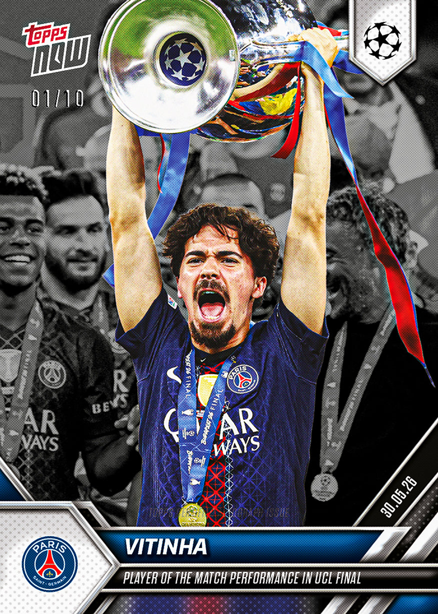 Vitinha - 2025-26 UCL Topps NOW - Card 142 - PR: 2235 - Image 6