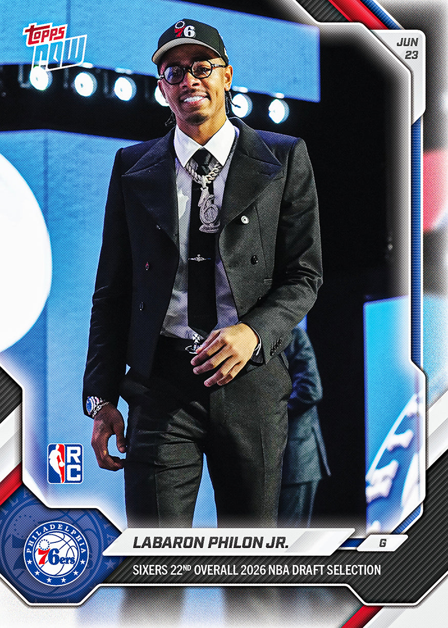 Labaron Philon Jr. - 2026-27 NBA Topps NOW - Card LPHI - PR: 1803
