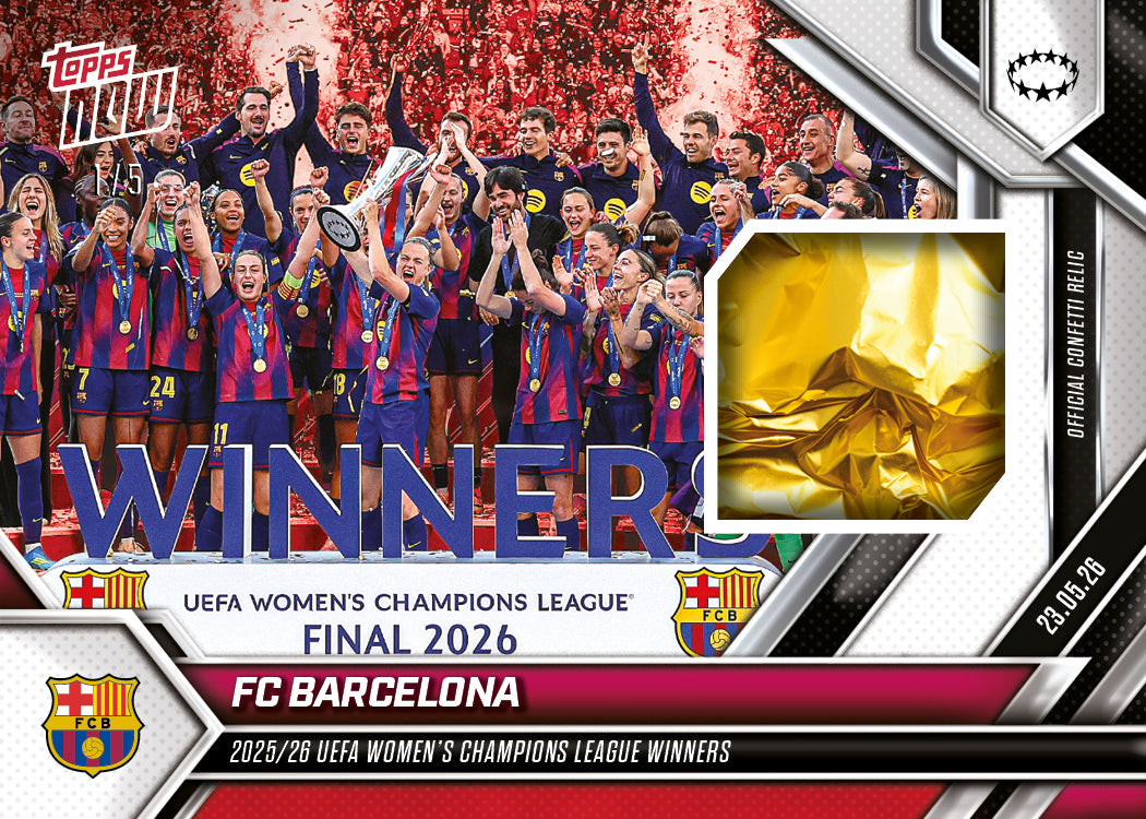 FC Barcelona - 2025-26 UWCL Topps NOW - Card 30 - PR: 805 - Image 3