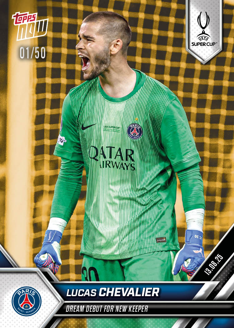 Lucas Chevalier - 2025-26 UCL Topps NOW Card 5 - PR: 261 - Image 6