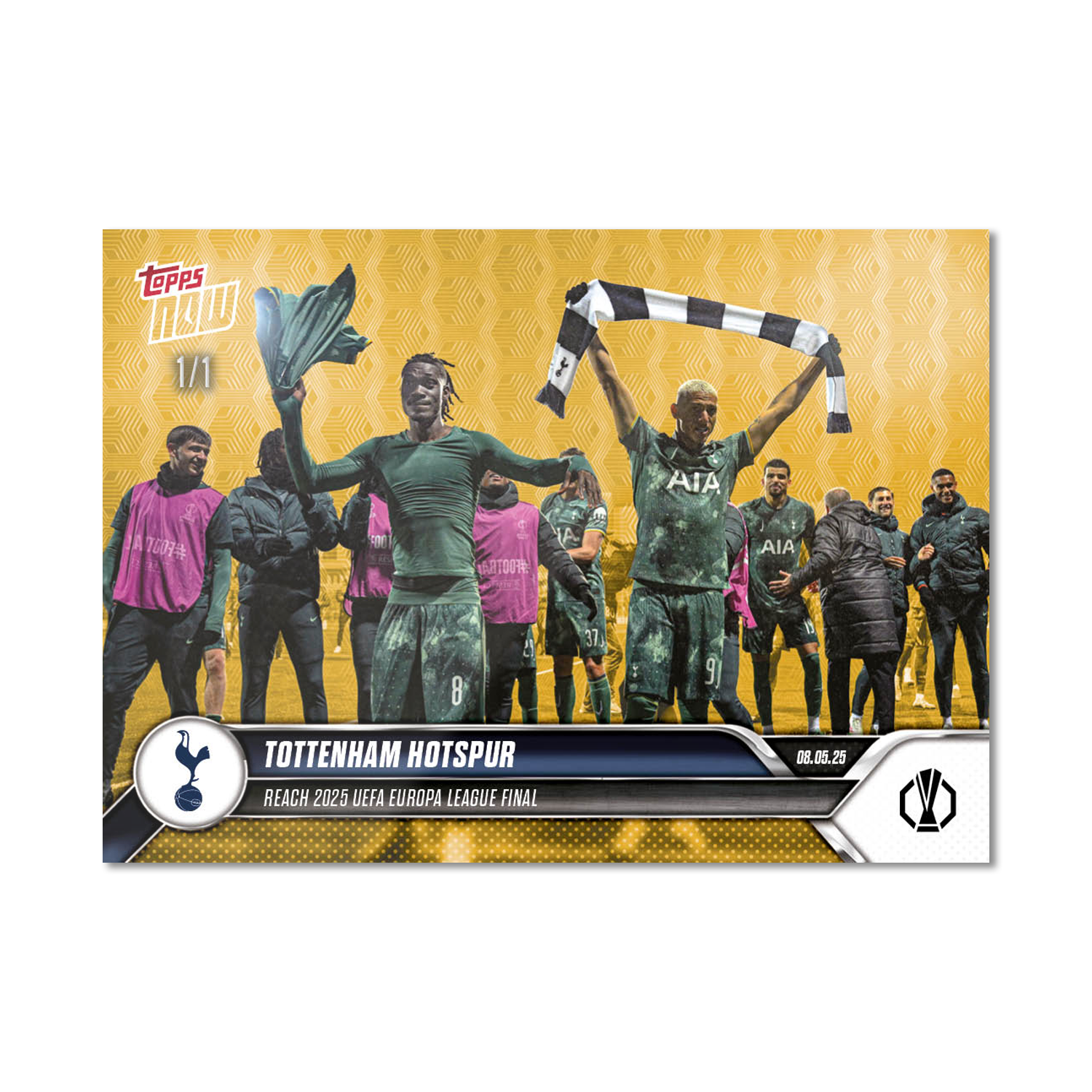 Alternative view of Tottenham Hotspur - 2024-25 UEL Topps NOW Card 33