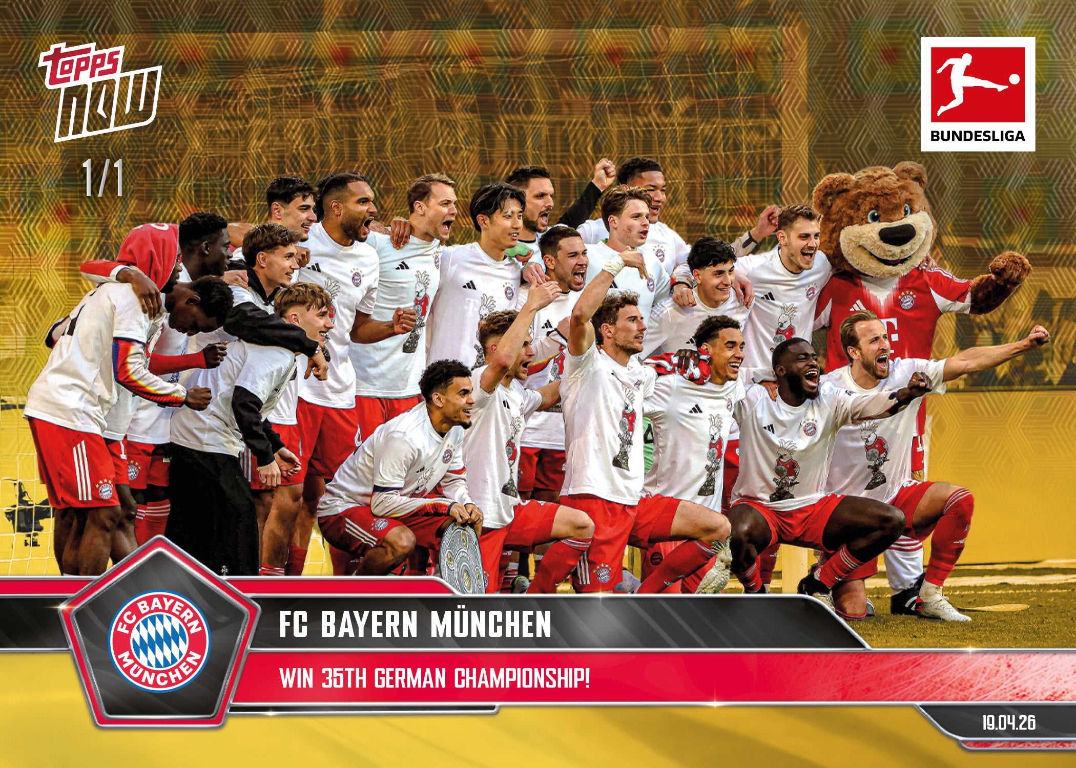 FC Bayern München - 2025-26 Bundesliga Topps NOW - Card 177 - PR: 1746 - Image 2