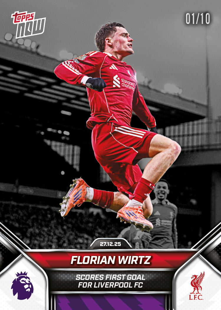 Florian Wirtz - 2025-26 Premier League Topps NOW - Card 89 - PR: 2347 - Image 4