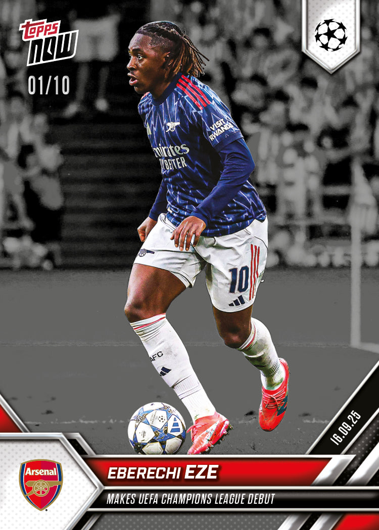 Eberechi Eze - 2025-26 UCL Topps NOW Card 10 - PR: 508 - Image 4