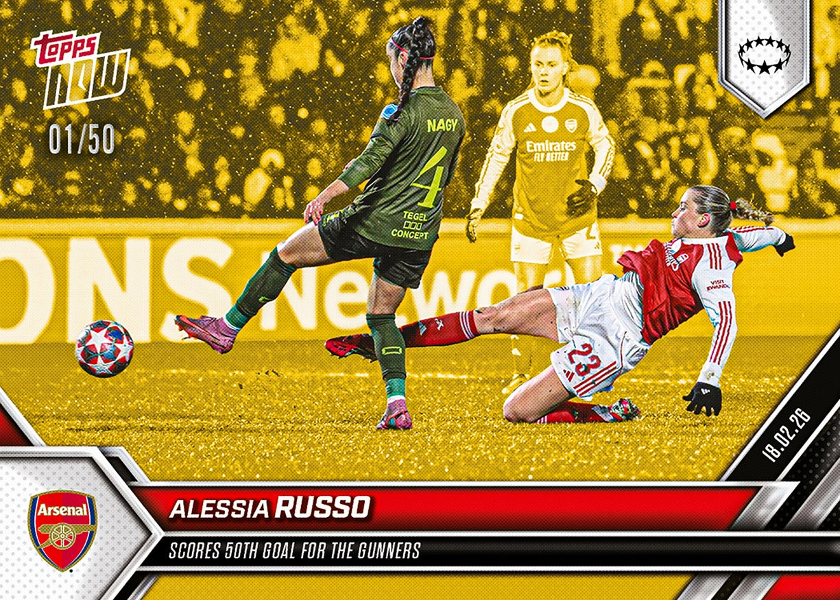 Alessia Russo - 2025-26 UWCL Topps NOW - Card 20 - PR: 440 - Image 6