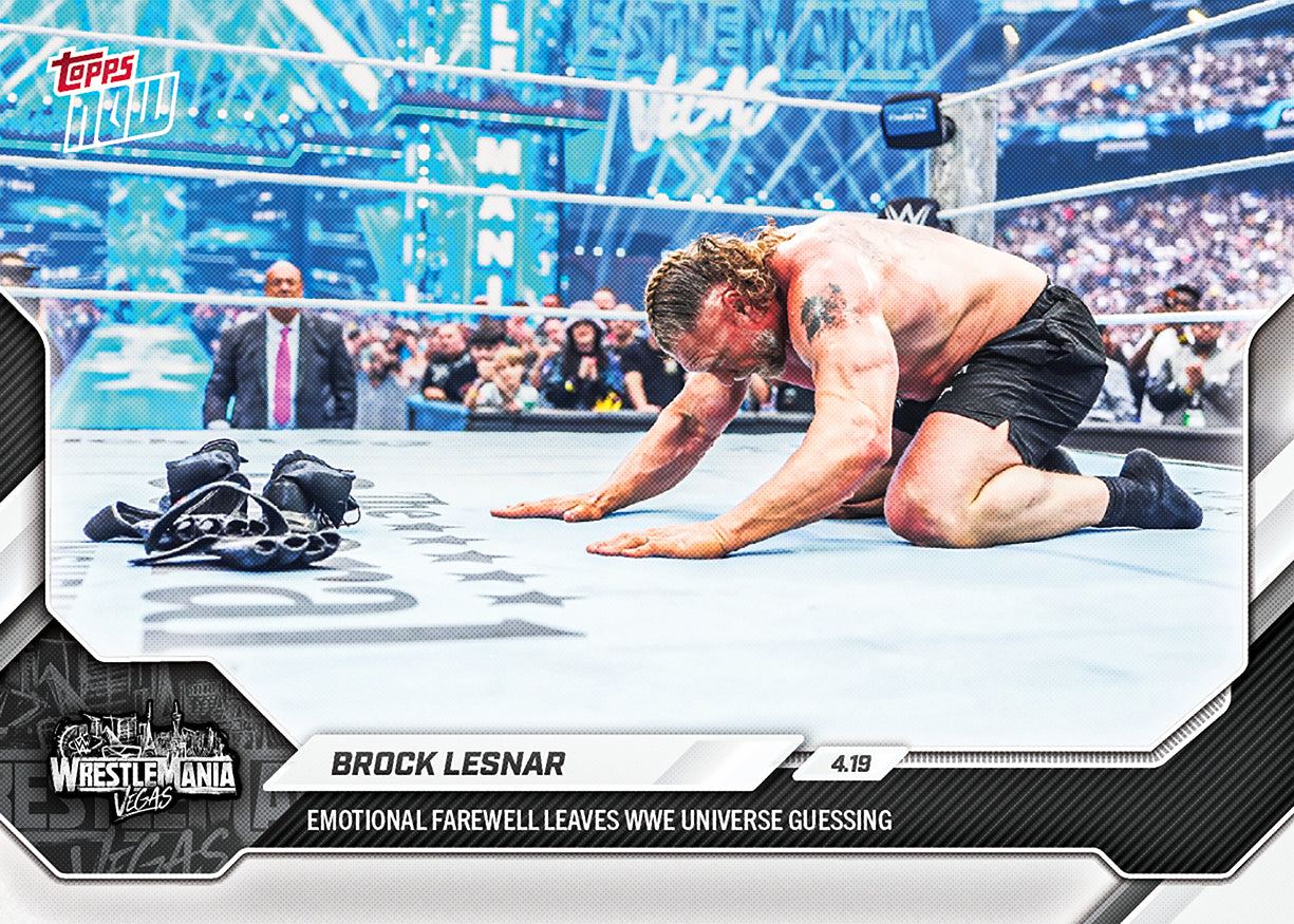 Brock Lesnar - 2026 WWE Topps NOW - Card 45 - PR: 4841 - Image 2