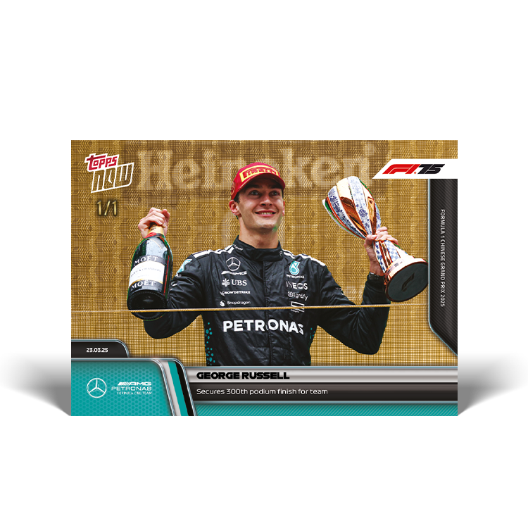 George Russell - 2025 Formula 1 Topps NOW Card 22 - PR: 370 - Image 7