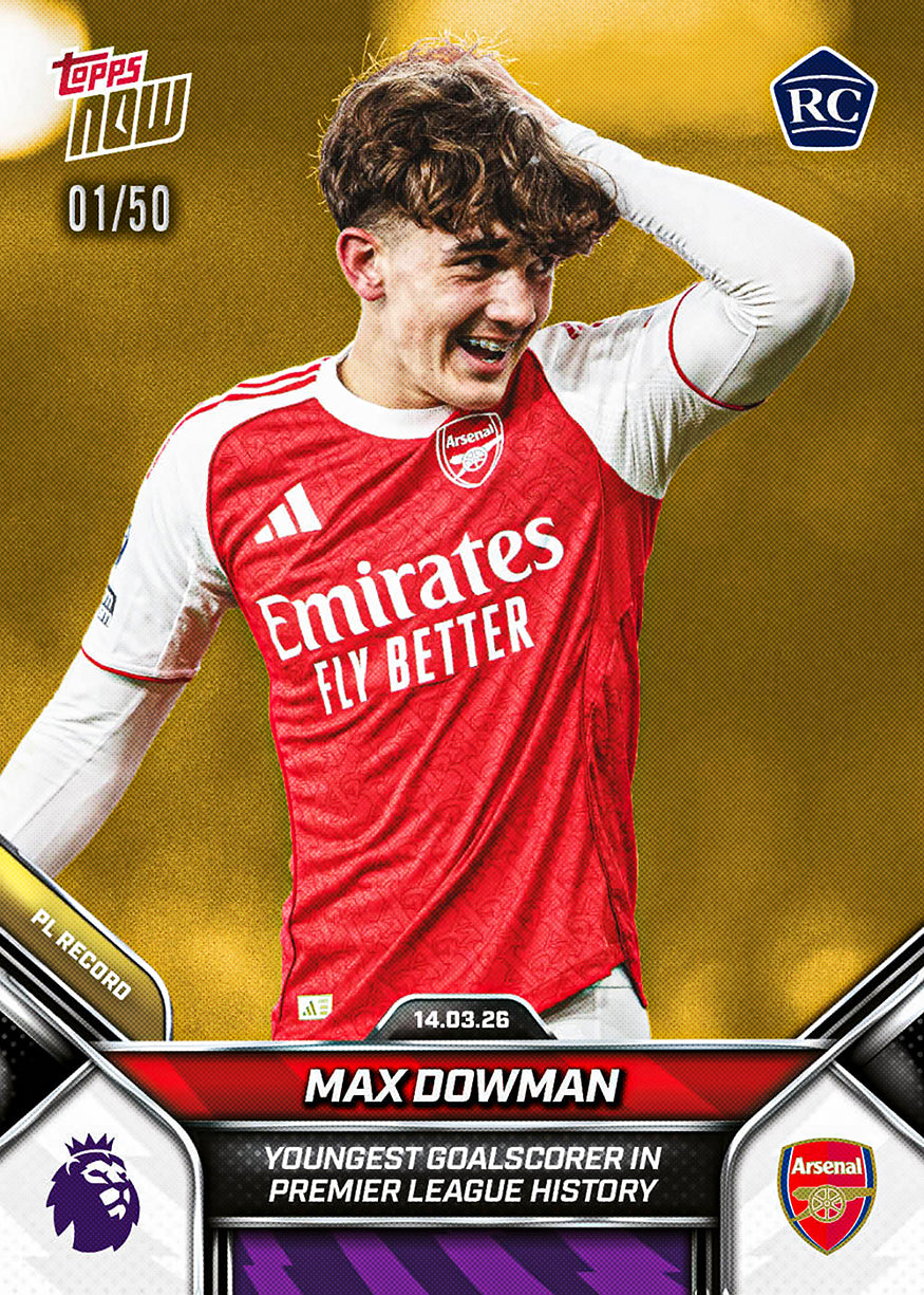 Max Dowman - 2025-26 Premier League Topps NOW - Card 156 - PR:75021 - Image 9