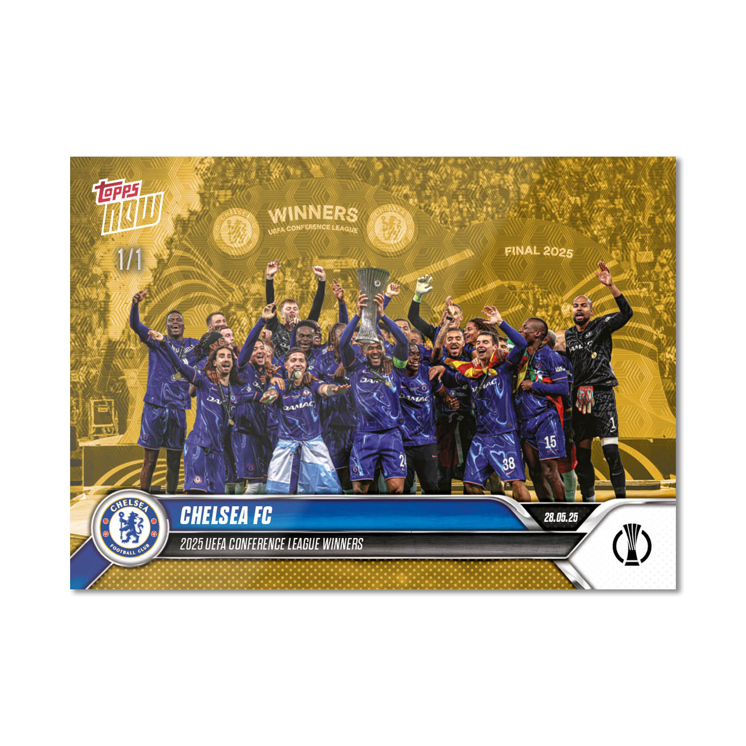 Chelsea FC - 2024-25 UECL Topps NOW - Card 15 - PR: 1410 - Image 2