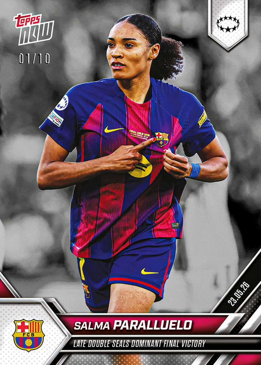 Salma Paralluelo - 2025-26 UWCL Topps NOW - Card 33 - PR: 507 - Image 6