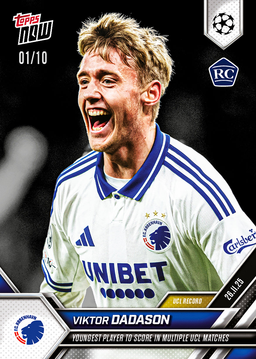 Viktor Dadason - 2025-26 UCL Topps NOW - Card 62 - PR: 967 - Image 4